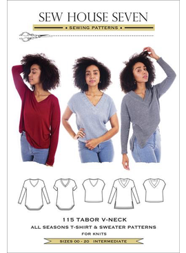 Sew House Seven Sew House Seven Tabor V-Neck Pattern Sizes 00-20