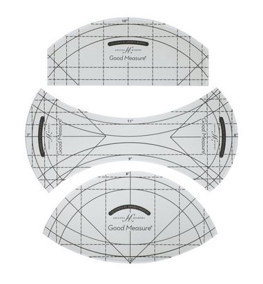 Amanda Murphy Good Measure Amanda Murphy Every Curve Template Quilting Ruler Set