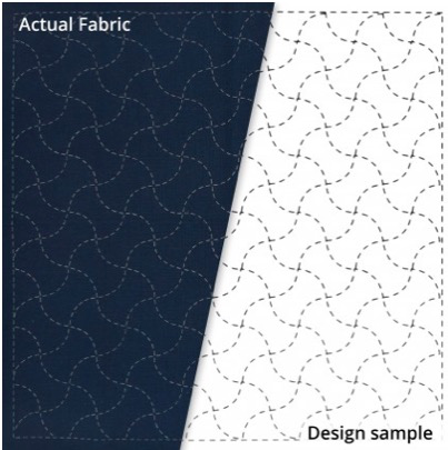 Olympus Sashiko Cloth Sampler "Fundo-Tsunagi"