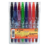 Frixion Frixion Erasable Gel Pen Asst Color Pack of 8