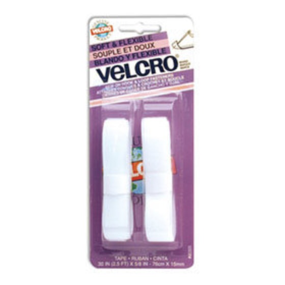 Velcro Velcro Soft & Flex Sew-On White 30” x 5/8”