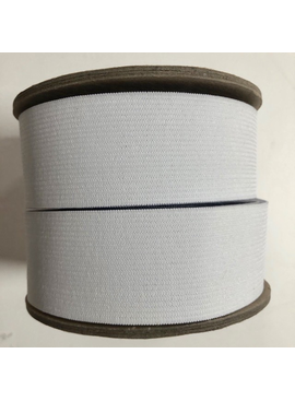 Wawak White Knit Elastic 1 1/2”