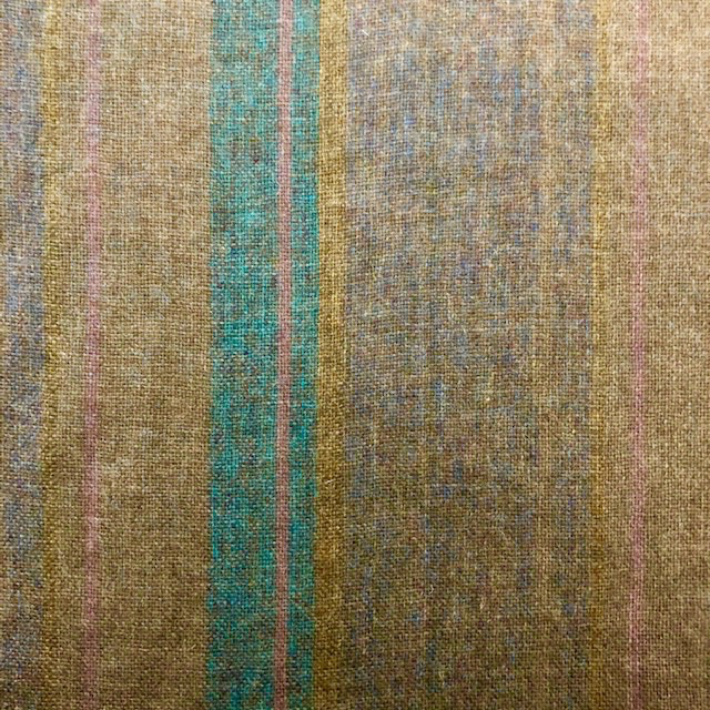Fabric Mart Scotland Wool Taupe with Multi Stripe