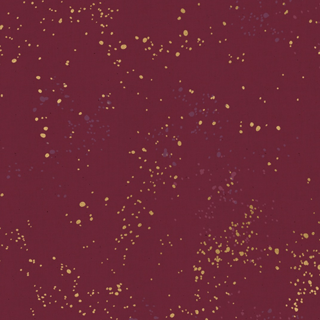 Ruby Star Society Speckled by Rashida Coleman Hale for Ruby Star Metallic Wine Time