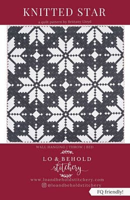 Lo & Behold Stitchery Knitted Star Quilting Pattern by Lo & Behold Stitchery