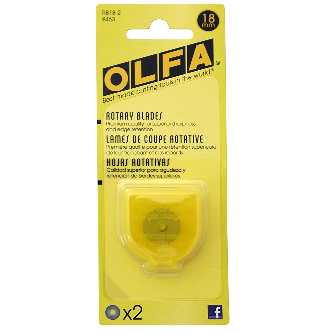 Olfa Olfa 18mm Replacement Blade 2/pk