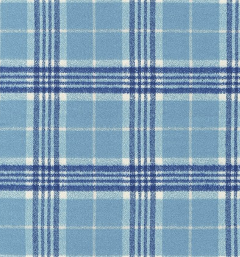 Robert Kaufman Mammoth Organic Flannel Bluejay