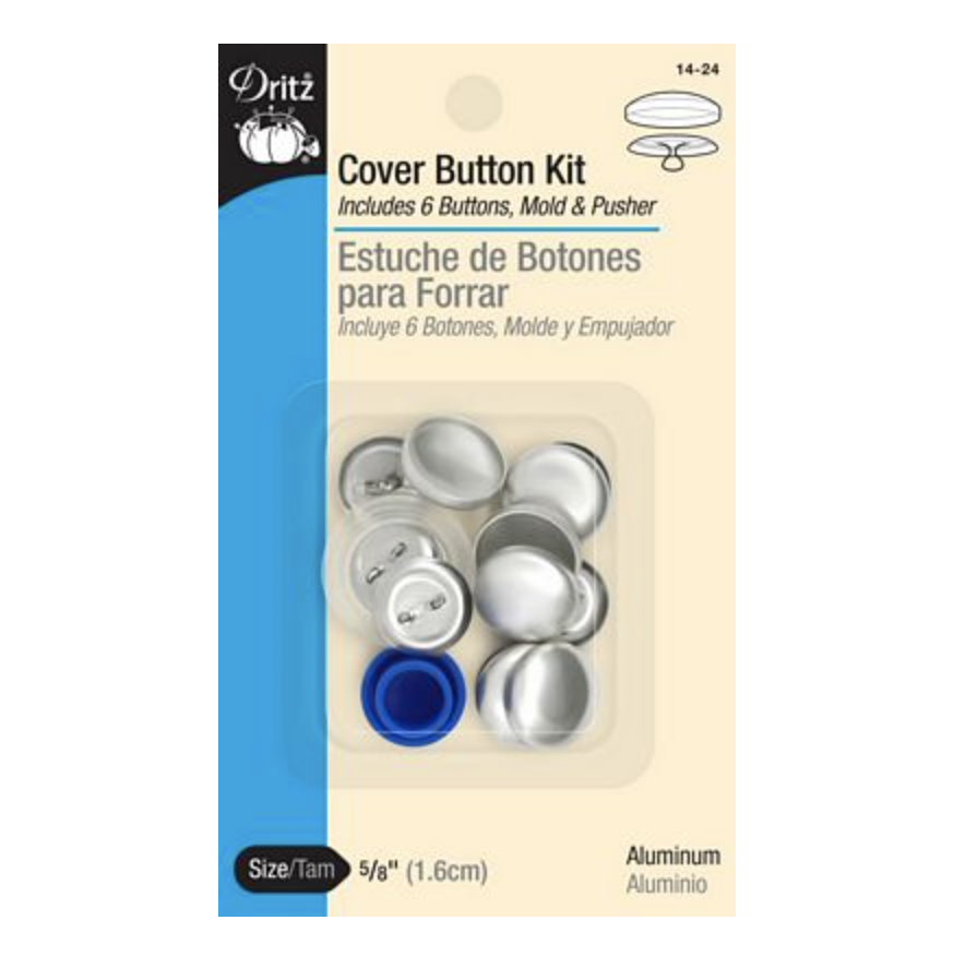 Covered Button Kit 5/8” - Modern Domestic