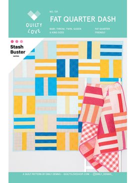 Quilty Love Fat Quarter Dash Quilt Pattern by Quilty Love