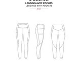 Jalie Jessica Leggings With Side Pocket Pattern by Jalie