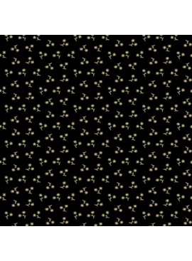 Andover Belle Rose by Andover Fabric Black Star Flower