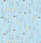 Windham Fabrics Far Far Away 3 by Heather Ross Wildflowers Light Blue