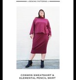 Sew House Seven Sew House Seven Cosmos Sweatshirt and Elemental Skirt Pattern Curvy Fit Sizes 16-34