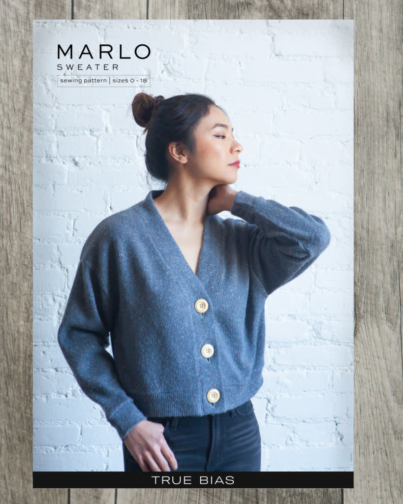 True Bias True Bias Marlo Sweater Pattern Sizes 0-18