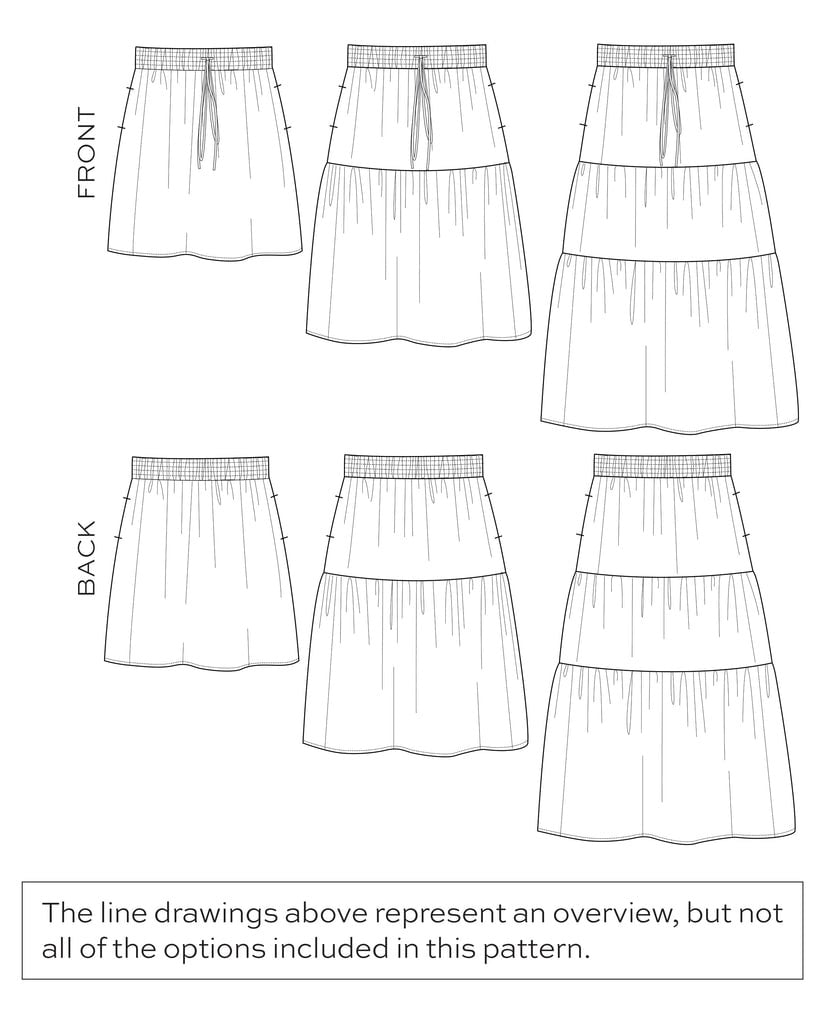 True Bias SALE True Bias Mave Skirt Curvy Sizes 14-30