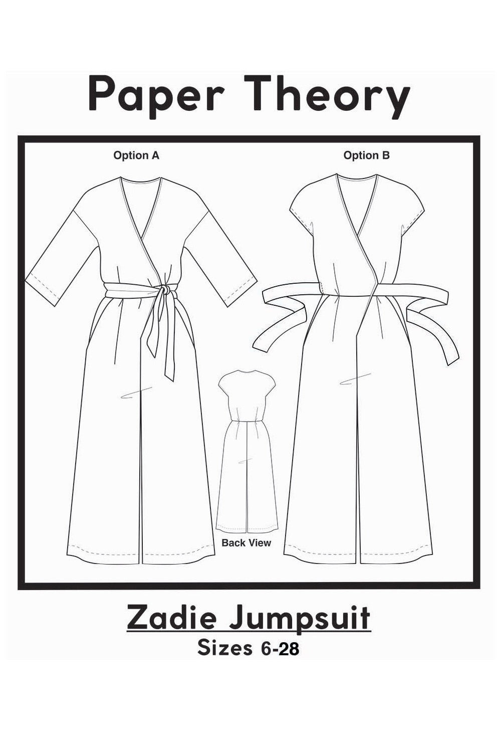 Paper Theory Paper Theory Zadie Jumpsuit Pattern