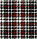 Northcott West Creek Grimsby Brushed Cotton Woven Red, Black & White