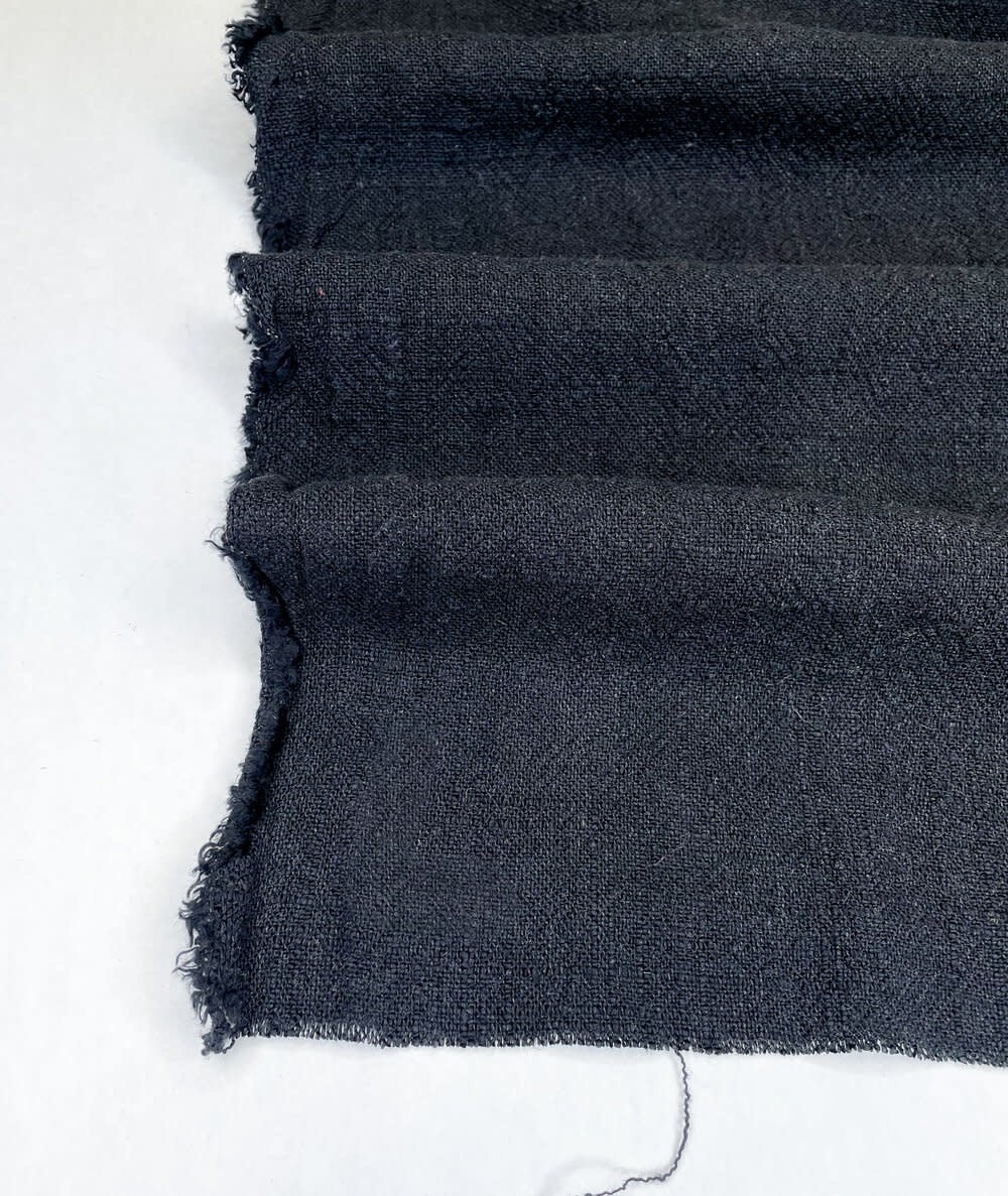 Gordon Fabrics Ltd. Echo Viscose Linen Black