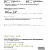 Whole Circle Studio SALE Whole Circle Studio Big Island Stars & Stones Quilt Pattern