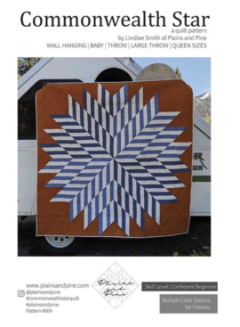 Plains and Pine SALE Plains and Pine Commonwealth Star Quilt Pattern