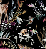 Windham Fabrics Deep Forest Fawn Black by Windham Fabrics