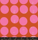Ruby Star Society Honey Moon Dot Geometric Polka Dot Circle Cayenne by Alexia Abegg