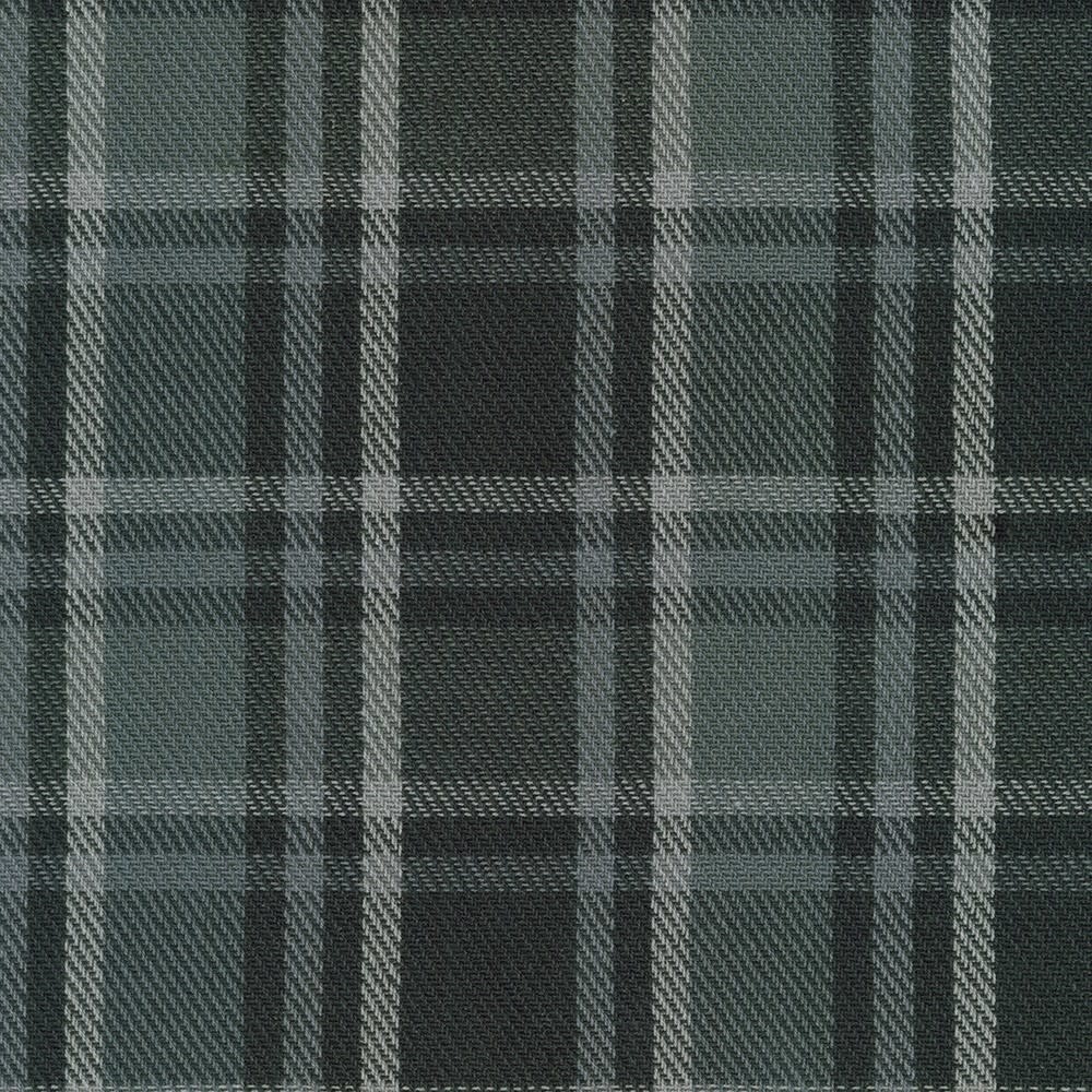 Robert Kaufman Baja Blanket Plaid Ash