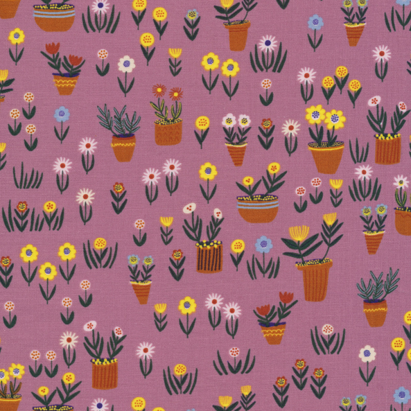 Cloud 9 Fabrics SALE Furrow Plant Pots by Cloud 9