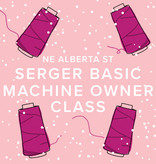 Modern Domestic Serger Basic Machine Owner Class, 10:30am-12:30pm