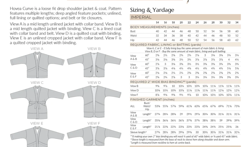 Megan Nielsen SALE Megan Nielsen Hovea Jacket