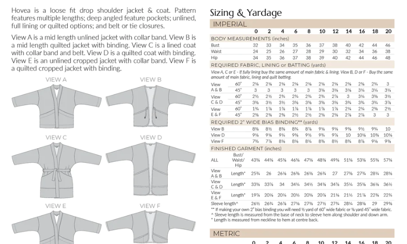 Megan Nielsen SALE Megan Nielsen Hovea Jacket