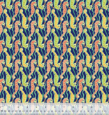 Windham Fabrics Atlantis Seahorse Navy by Windham Fabrics