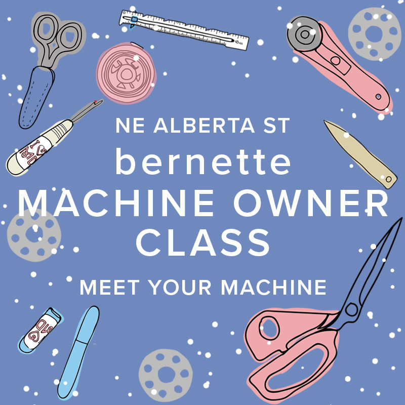Modern Domestic bernette Machine Owner Class: Meet Your Machine