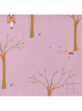 Moda SALE Pips by Aneela Hoey Girl On Tree Swing Foxglove