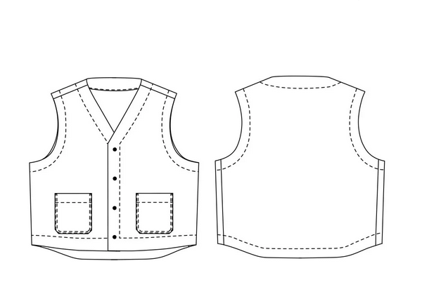 Merchant & Mills Merchant & Mills Billy Vest Pattern (Menswear Sizes 34-54)