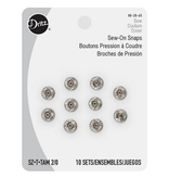 Dritz Dritz Sew-On Snaps Nickel Size 2/0