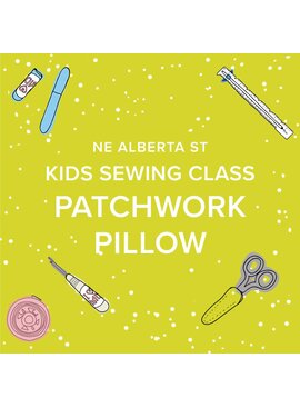 Chloe Costello Kids Summer Sewing Class: Patchwork Pillow,  Alberta St Store,10am-1pm