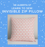 Chloe Costello Learn to Sew: Invisible Zipper Pillow, Alberta St Store, Monday, June 26th, 5:30pm-8pm