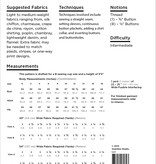 Grainline Studio SALE Grainline Studio Archer Button Up Pattern