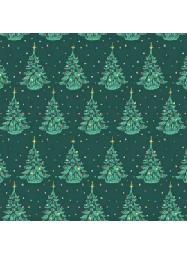 FIGO Merry Kitschmas Christmas Trees Green