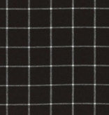 Robert Kaufman Essex Yarn Dyed Classic Wovens Windowpane Black