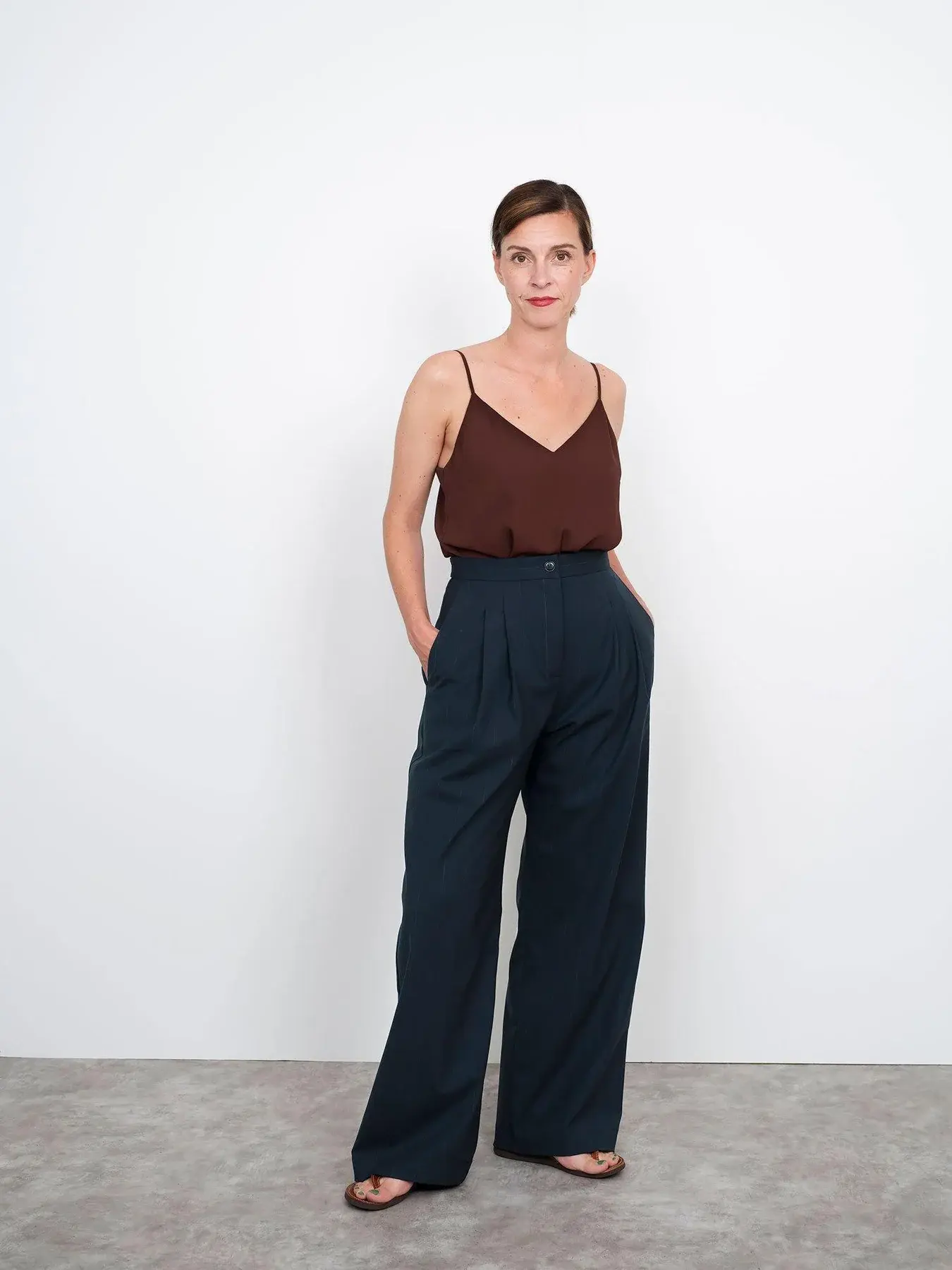 The Assembly Line Patterns The Assembly Line Patterns- High Waisted Trouser XL-3XL