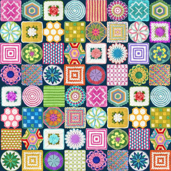 Ruby Star Society SALE Vintage Soul Granny Squares Horizon