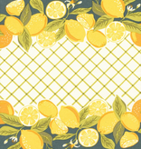 Moda 16" Classic Retro Toweling Lemon Delight