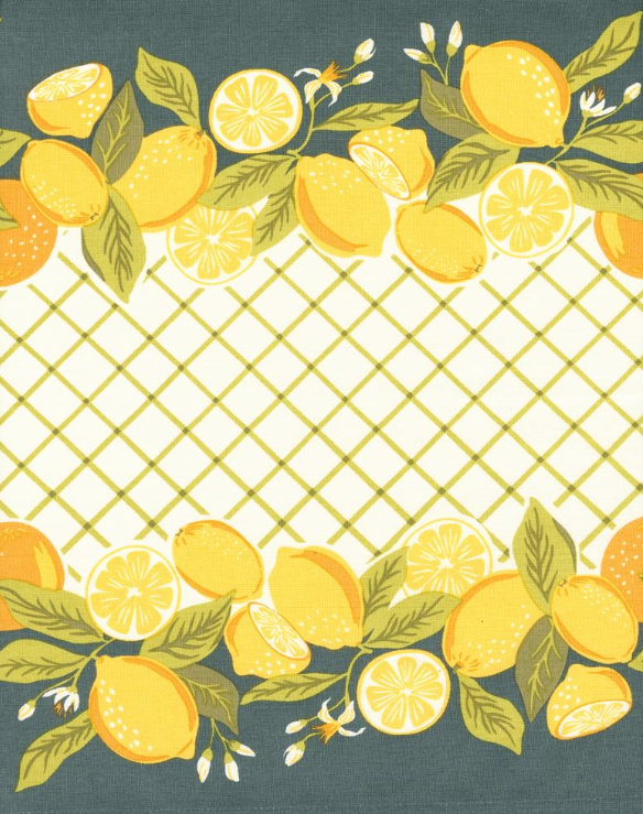 Moda 16" Classic Retro Toweling Lemon Delight