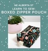 Colleen Connolly ONE SPOT LEFT! Learn to Sew: Boxed Zipper Pouch, Tuesday, February 27th, 5:30pm-9pm