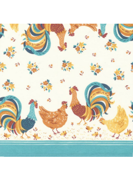 Moda 16" Classic Retro Toweling Cluck Cluck