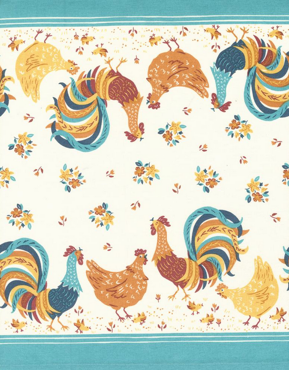 Moda 16" Classic Retro Toweling Cluck Cluck