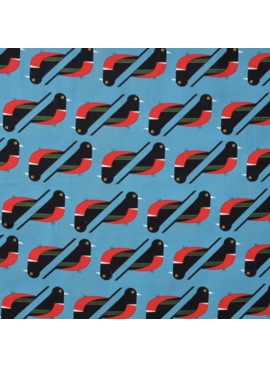 Birch Fabrics Charley Harper Discovery Place Red Breasted Meadowlark Organic Poplin