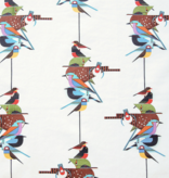 Birch Fabrics Charley Harper Discovery Place Birds Organic Barkcloth